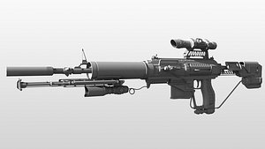 Sci-fi Rifle