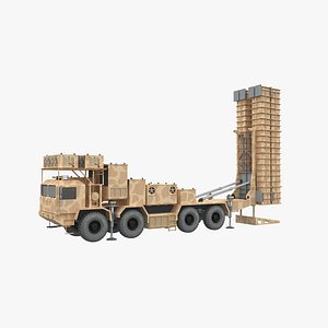 Bavar-373 Iranian Air Defense Missile System 3D model