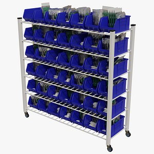 3D Medical Shelf 2 Basic model