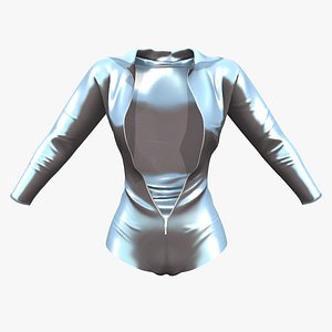 Reflective Shiny Glossy Swimsuit 3D model