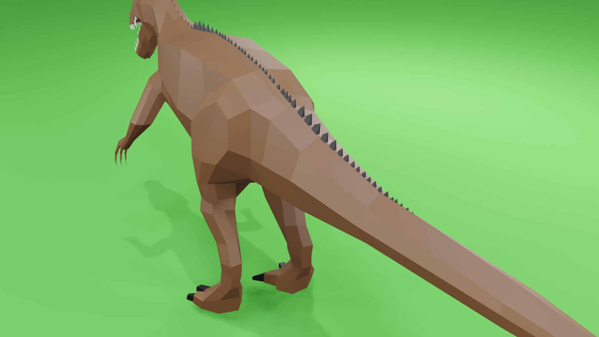 3D Model Allosaurus - Low Poly - TurboSquid 2329494