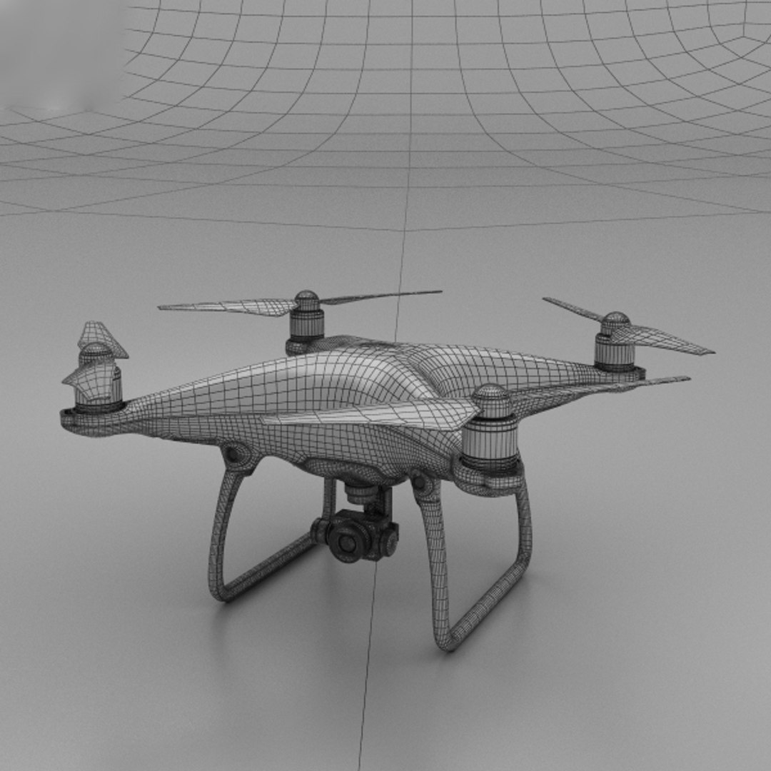 Dji Phantom 4 3D Model TurboSquid 1307817