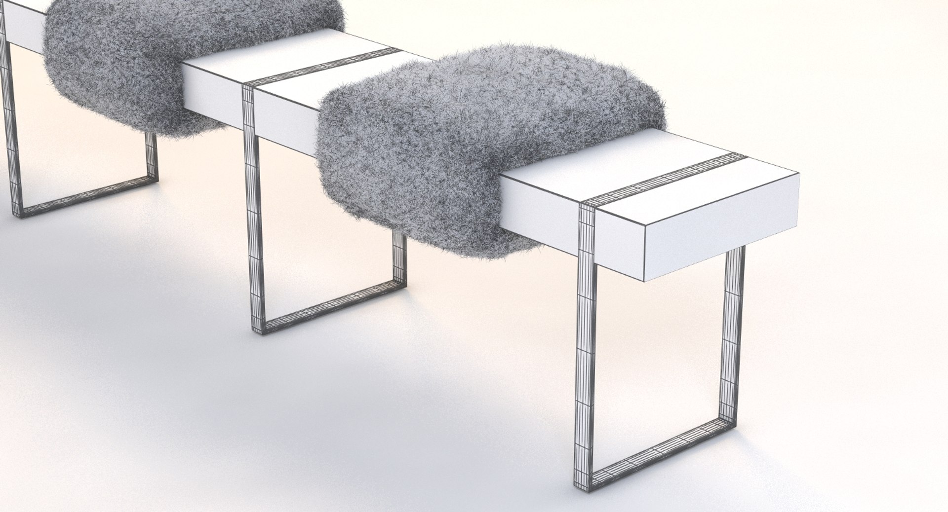 3d Model Infinity Bench Azadeh