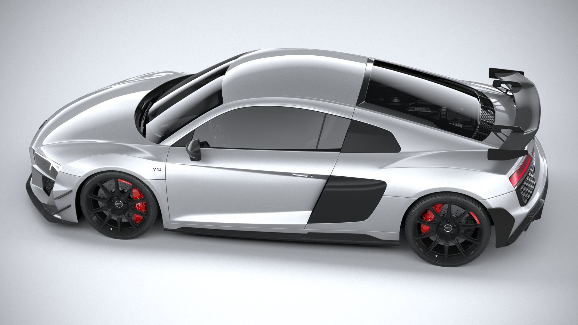 Audi R8 coupe V10 GT RWD 2023 3D - TurboSquid 2119535