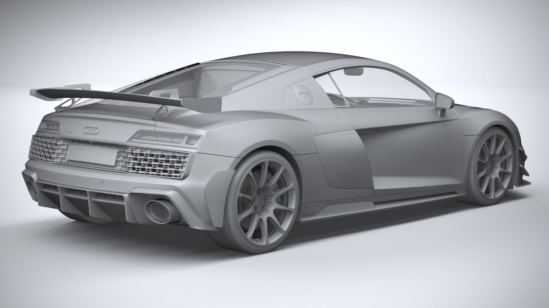 Audi R8 Coupe V10 GT RWD 2023 3D - TurboSquid 2119535