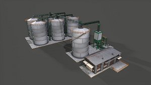 3D Huge Refinery