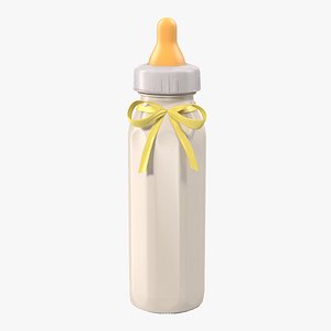 baby bottle 3d max