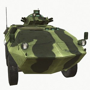 3D model grizzly vehicle combat