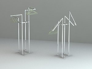 Quad Arm Clothes Rack