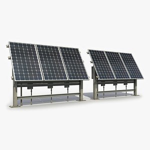 3D solar panel