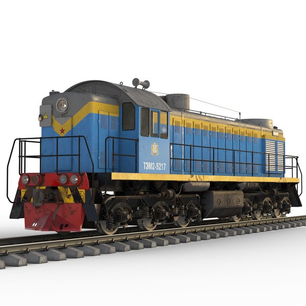 3D soviet diesel locomotive tem-2 model - TurboSquid 1368829