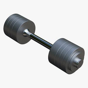 3ds dumbbell collada dae