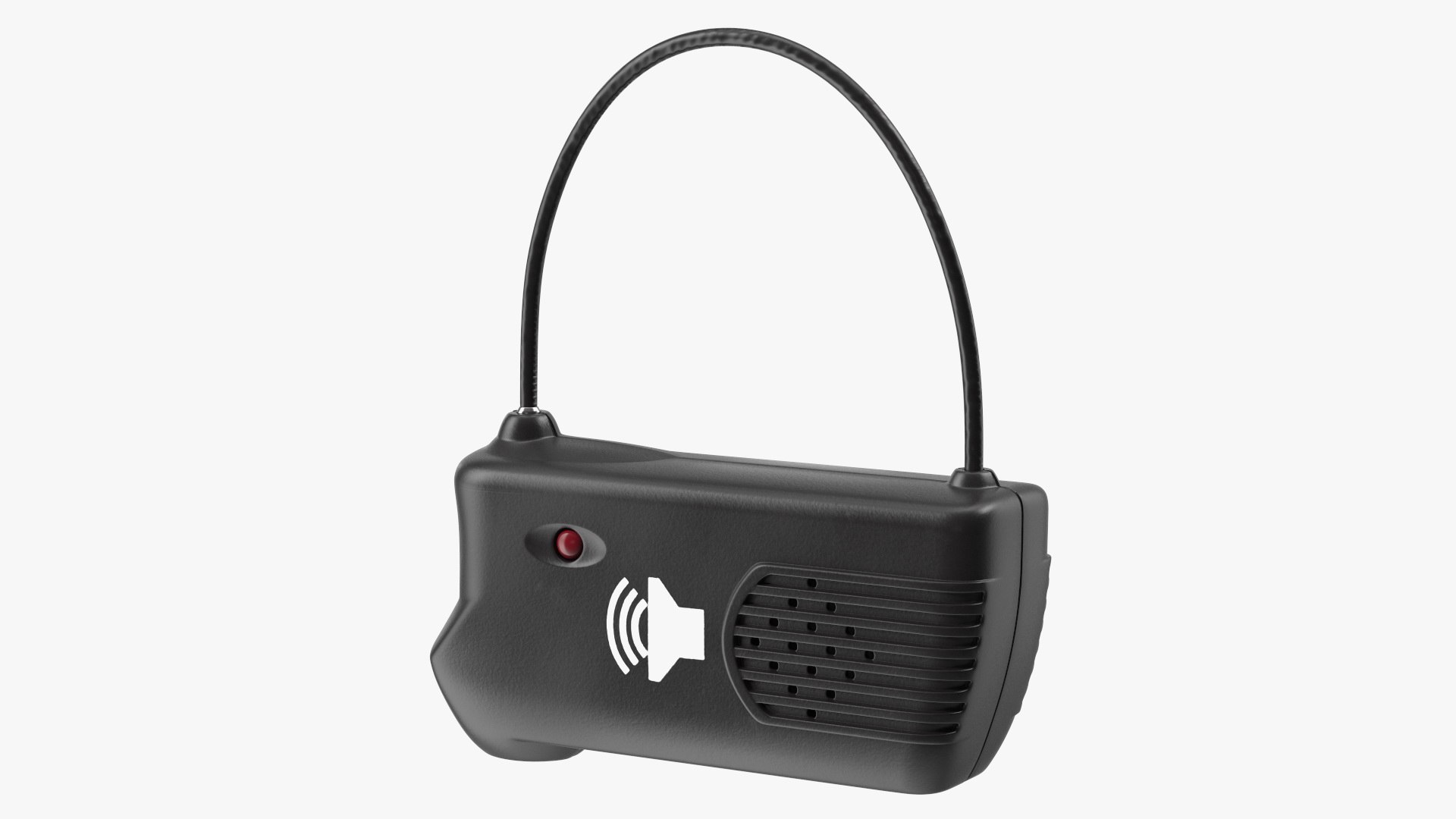 Mini Alarming Tag 3D model preview