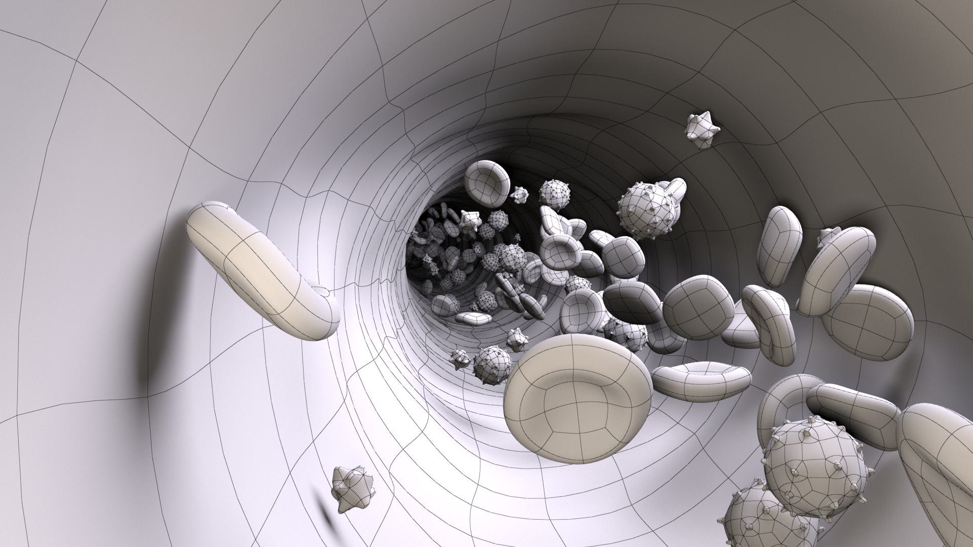 Blood Stem Micro Cells Flowing Animation 3D - TurboSquid 1812246