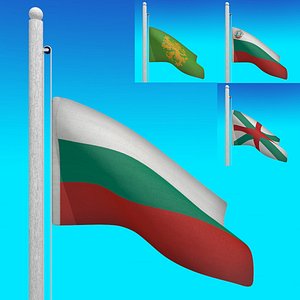 Flags of Bulgaria Collection (animated)
