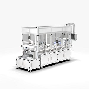 3D model Automatic Soft Pack Battery Welding Line