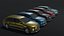 Kombiwagen Generisches Low-Poly-3D-Modell