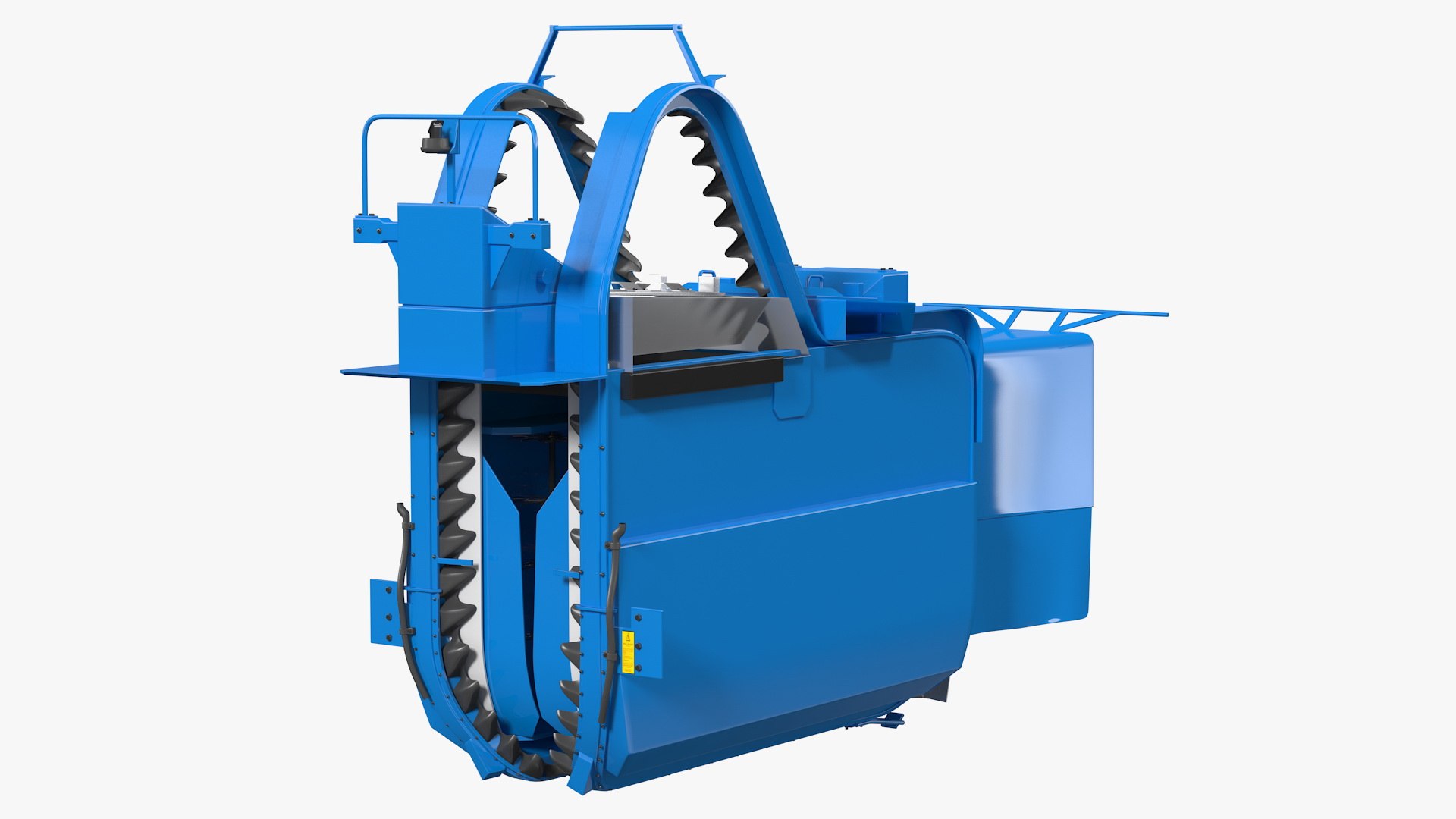 New Holland Braud 9090X Olive Harvester Machine 3D model preview
