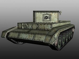 Low Poly Tank - Cromwell MKII