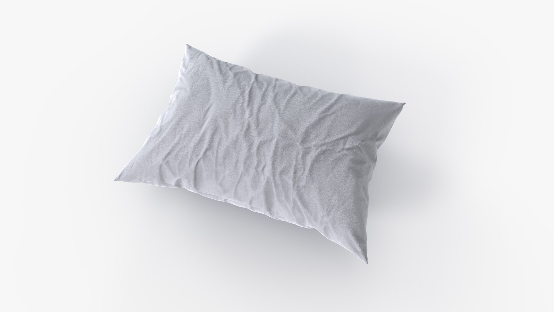 Pillow Big Wrinkle White 3D Model - TurboSquid 2307001