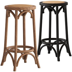 Cult Furniture Harrington Bar Stool 3D model