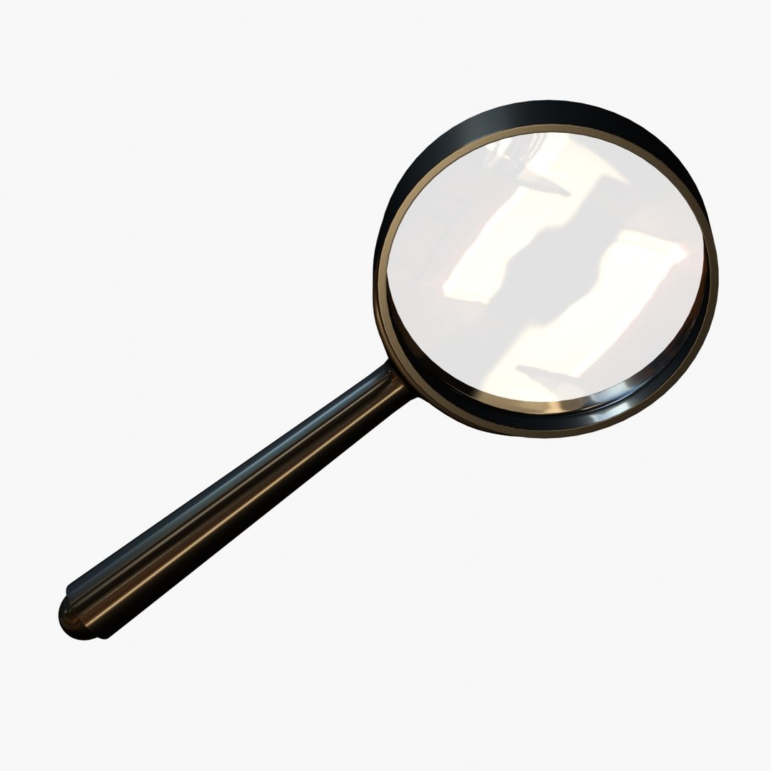 3D magnifier loupe TurboSquid 1673924