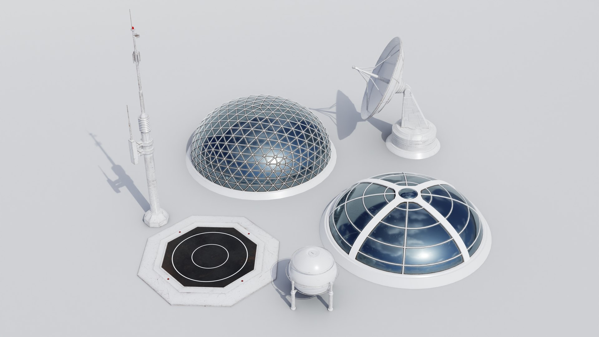 3D Space Colonization PBR - TurboSquid 2255493