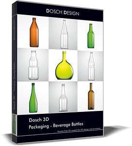 Dosch 3D - Packaging - Beverage Bottles