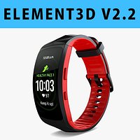 E3D - Samsung Gear Fit2 Pro model