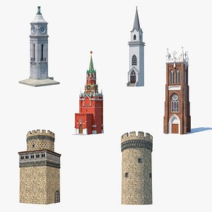 towers 4 3D model