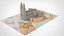 Magdeburg Cathedral Germany Low-poly