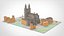 Magdeburg Cathedral Germany Low-poly