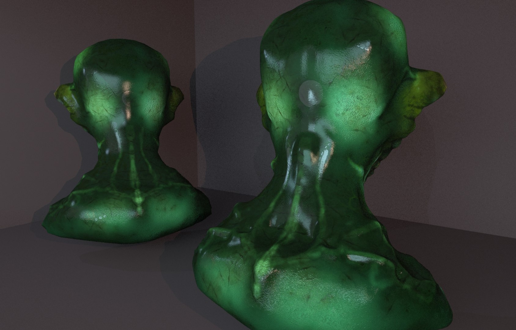 Alien face model - TurboSquid 1514449
