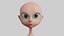 Busto feminino de desenho animado - Blender