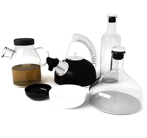design kitchen accessories 3d model