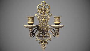 3D Pirates Candelabra 1 model
