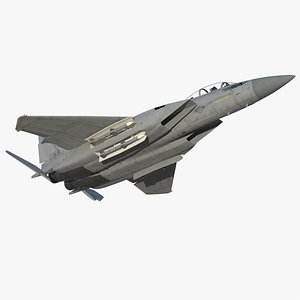 F-15 Silent Eagle Rigged 3D Model