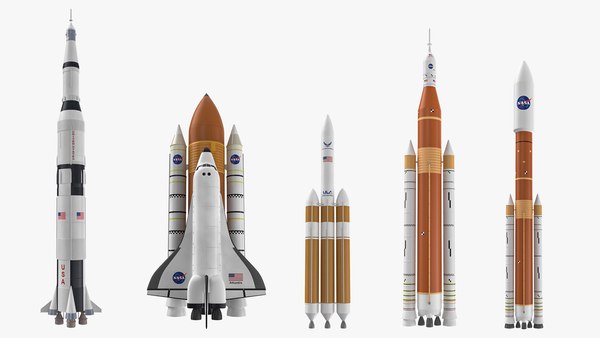 Nasa space rockets 3D model - TurboSquid 1471157