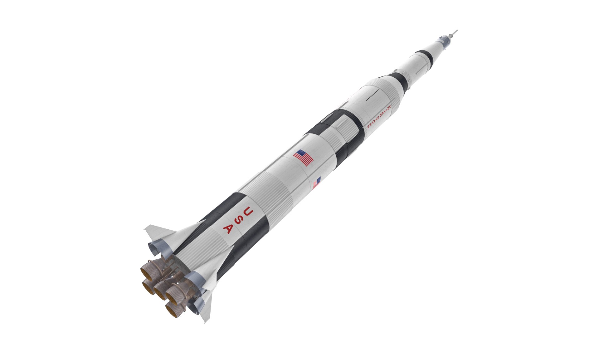 Nasa Space Rockets 3d Model - Turbosquid 1471157