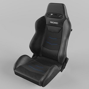 3D RECARO Speed V Blue Seat