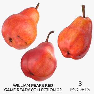 William Pears Red Game Ready Collection 02 - 3 models model