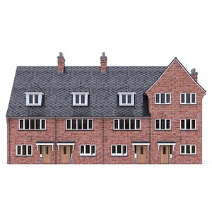 english brick house 3D model