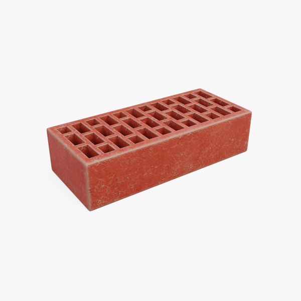 3D Red Brick 3 model