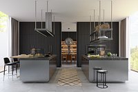 Arclinea - Italia - Double island modern kitchen