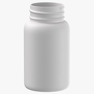 plastic bottle pharma 750ml 3D model