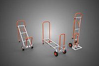 LUGGAGE BAGGAGE SKYCAP PORTER FOLDING CART HAND TRUCK TROLLEY UP