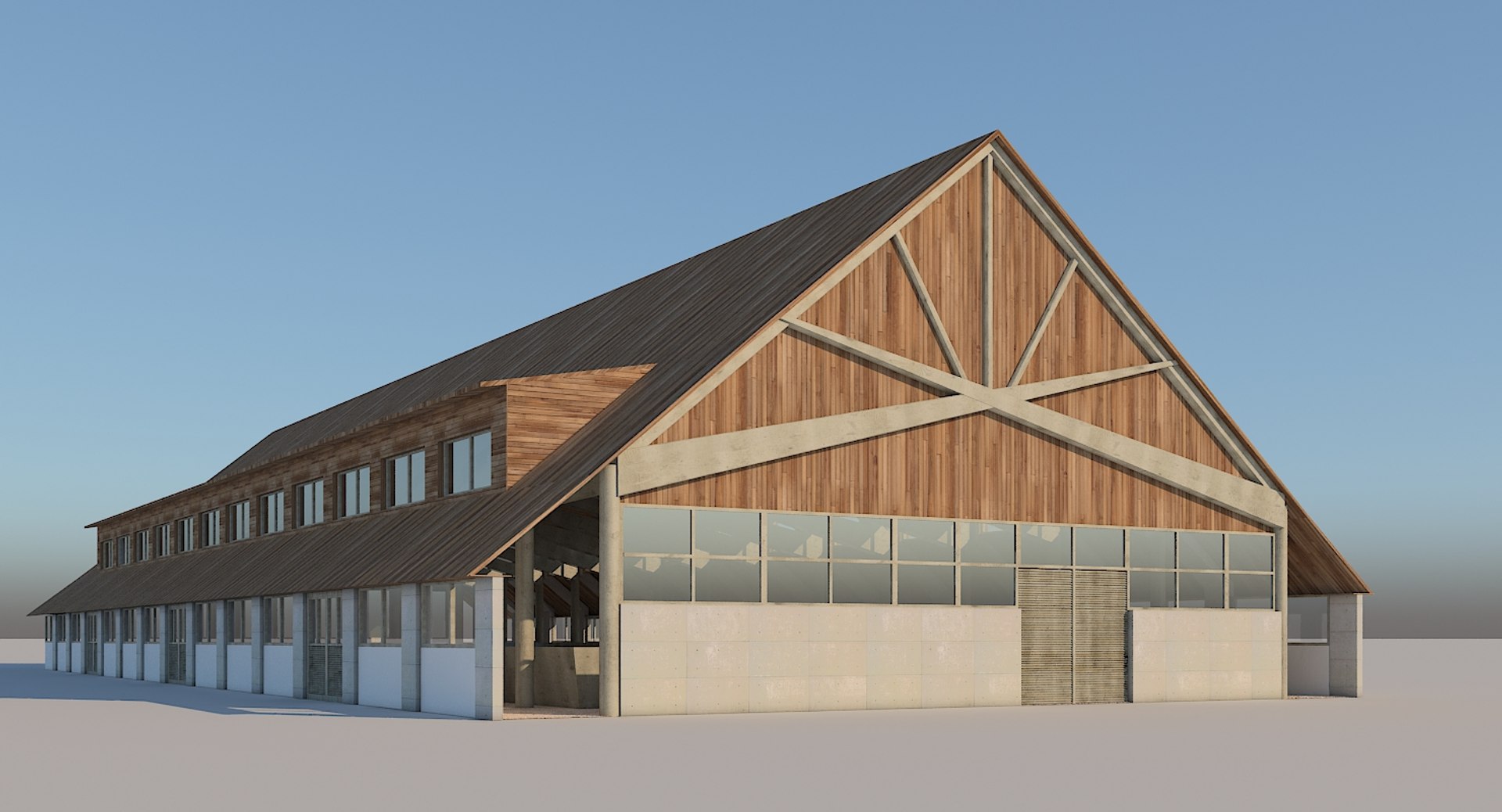 Riding Hall 3D - TurboSquid 1287437