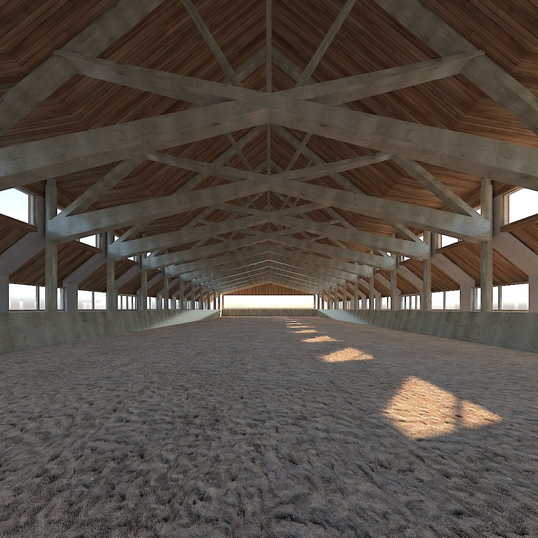 Riding Hall 3D - TurboSquid 1287437