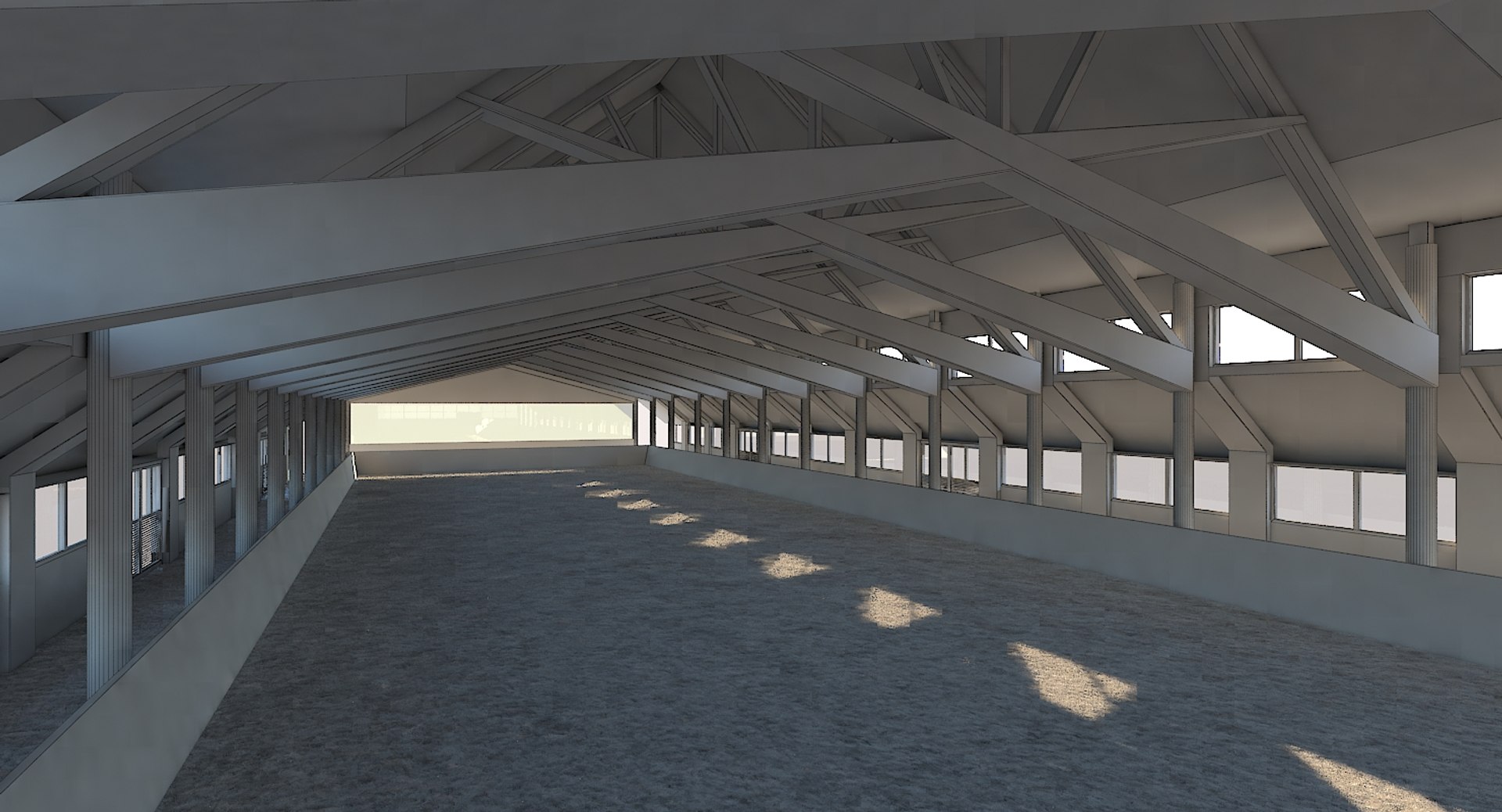 Riding Hall 3D - TurboSquid 1287437