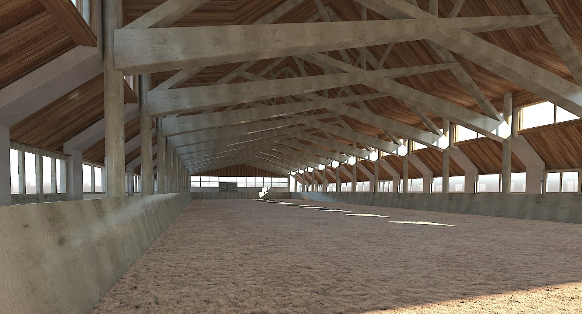 Riding Hall 3D - TurboSquid 1287437